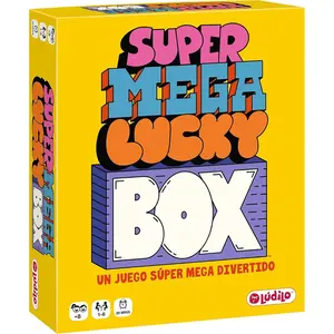Ludilo - Super Mega Lucky Box | Jeux de société pour enfants de 8 ans et adultes | Jeux de cartes pour enfants et adultes | Jeux réunis de 1 à 6 joueurs | Jeux de société enfants pas cher