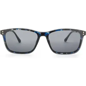 Nordic Vision easy duo, leesbril en zonneleesbril in 1 blauw/zwart +2.... pas cher