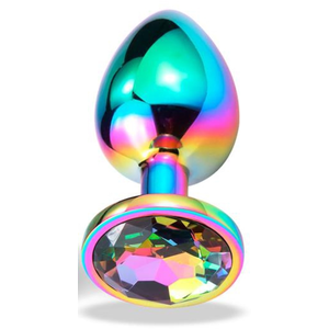 Afterdark Space Journey - Buttplug - Regenboogkleuren - 9.5 X 4cm