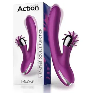 ACTION ONE VIBRATOR AVEC STIMULATEUR ET ROUE VERSION 2.0 pas cher