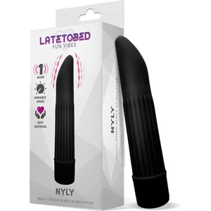 LATETOBED Stimulateur de clitoris Nyly 13 x 2.5cm Noir pas cher