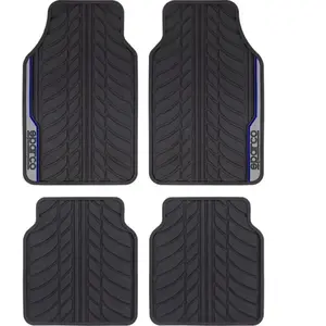 Tapis voiture PVC bande bleu SPARCO (x4)