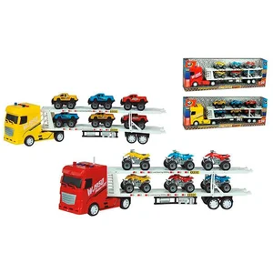 Jugatoys Camion Porte-voitures Avec Sons Assortis 57x20x11 Cm pas cher