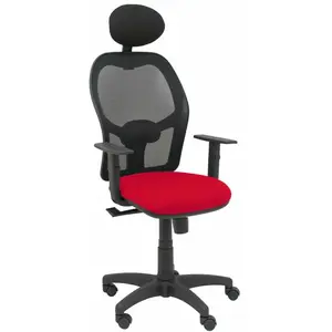 Piqueras Y Crespo Chaise de bureau avec appui-tête ALOCÉN P&C B10CRNC Red pas cher