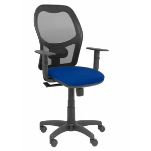 Piqueras Y Crespo Président de bureau P&C 0B10CRN avec accoudoirs bleu marine pas cher