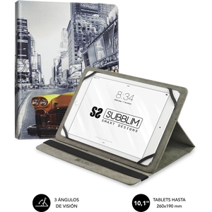 Subblim Étui Double Face 10.1´´ Taxi New York Tendance pas cher