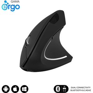 Subblim Souris Ergonomique Sans Fil Glide Vertical Ergo Dual Battery pas cher