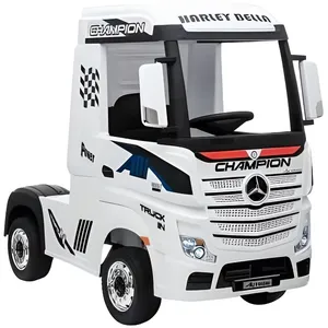 Mercedes Actros 12v Blanc - Tracteur électrique pour enfants à batteri... pas cher