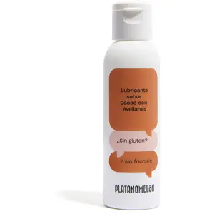 Platanomelon Glijmiddel Chocolade en Hazelnoten op Waterbasis - Nutella Smaak Glijmiddel - 50 ml pas cher
