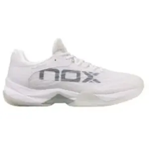 Chaussures de padel indoor Nox At10 Lux - grey/whtie - 45 pas cher