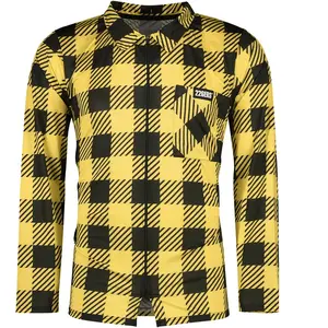 226ers Maillot à Manches Longues Plaid Cycling pas cher