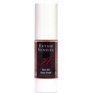 Extase Sensuel - Hot Oil Extra Fresh Aardbei 30 ml pas cher