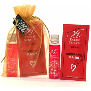 Extase Sensuel Naughty Silk Nights Geschenkset - Rood pas cher