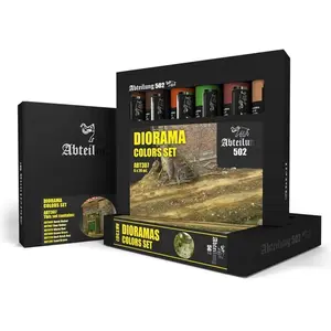 AK interactive Abteilung 502 - ABT307 -  Dioramas Colors Set - 6 x olieverf pas cher