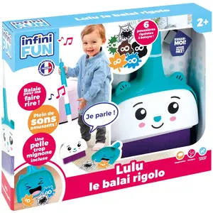 Infini Fun - Lulu Le Balai Rigolo - Le Premier Balai Qui Parle lorsqu ... pas cher