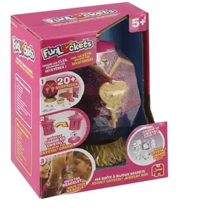 Comparateur de prix : Taldec FUNLOCKETS-Ma boîte à Bijoux secrète, S21220FR1, Rose, Violet, doré, Mini