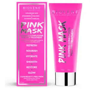 Biovène Pink Mask Glowing Complexion Peel-Off Treatment 75 ml pas cher
