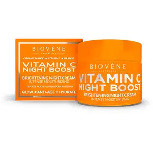 Comparateur de prix : Biovène VITAMIN C NIGHT BOOST brightening night cream intense moisturizing 50 ml