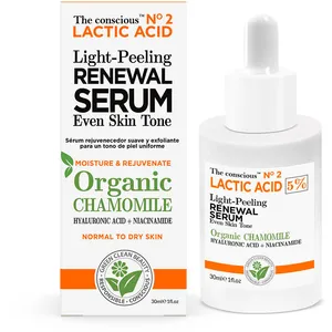 The Conscious Lactic Acid light peeling renewal serum organic chamomile 30 ml pas cher