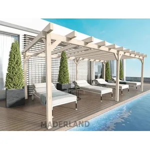MADERLAND Pergola en bois MARSELLA 800x400 cm pas cher