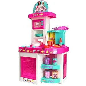 Toy kitchen Barbie 40,5 x 30 x 81 cm Pink pas cher