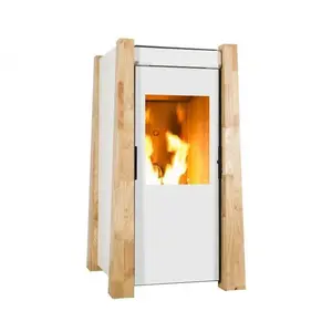 Ecoforest Poele Granules Keops Blanc pas cher
