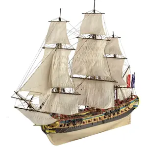 Maquette bateau en bois - L'Hermione La Fayette - Coloris Unique - AdulteVendu parcdiscount