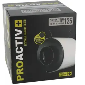 Filtre a charbon ProActiv 250m3/h 125mm Garden HIGHPRO pas cher