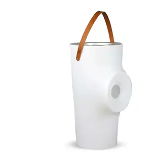 Moovere - Porte-bouteille woody Design avec lumière et haut-parleur av... pas cher