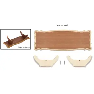 Accessoire Pour Maquette : Socle Pour Maquette De Bateau En Bois - 39 X 14,5 Cm-Occre pas cher