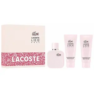Ensemble de parfums pour femmes Lacoste L.12.12 Pour Elle 3 Pieces pas cher