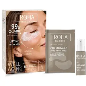Iroha, Soin des yeux, Eye Patches Anti-Aging 99% Collagen (2 ml) pas cher