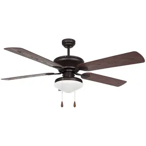 Orbegozo Ventilateur de Plafond avec LumiÃ¨re Obergozo CP 73132 60W Noir
