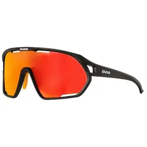 Eassun Paradiso Lunettes Unisexe Adulte, Couleur monture - Noir mat, couleur lentille - rouge Revo, L pas cher