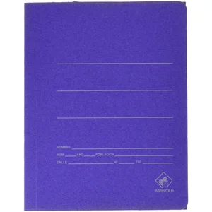 Aucune Mariola 944821 Classeur en carton avec rabats Bleu pas cher