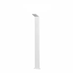 BENEITO FAURE Borne led extérieure blanche IP54 9W 110CM 4000k pas cher
