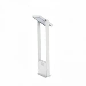 POPA - Spot à énergie solaire blanc 60 cm 4000K Luminaire de jardin Be...
