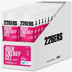 226ers Boîte De Gels énergétiques High Sodium-salty Fraise 76g 24 Unit... pas cher