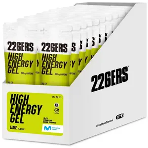 226ers Boîte De Gels énergétiques High Energy Caffeine Lime 76g 24 Uni... pas cher