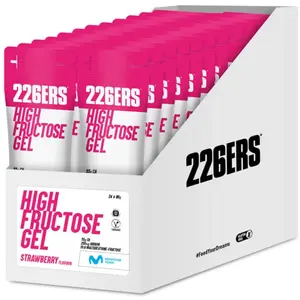 226ers Boîte De Gels énergétiques High Fructose Fraise 44g 32 UnitésVendu parbikeinn