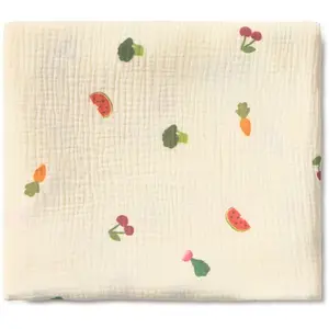 Lange fruit et légumes en coton bio (75x75 cm) pas cher