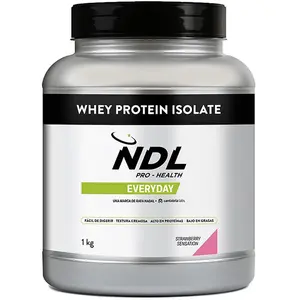 Ndl Pro Health Protéine En Poudre Whey Protein Isolate Fraise 1kg pas cher