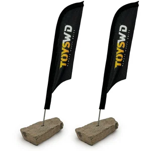 Crawler Park Drapeaux Toyswd Pour Rc 1/24 & 1/18 23 Cm 2 Unités pas cher