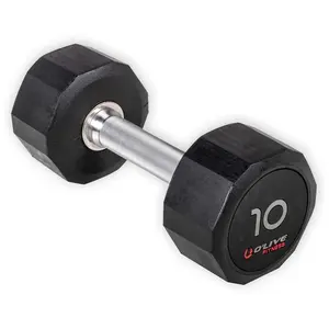 Olive Haltère Rubber Pro-style 10kg pas cher