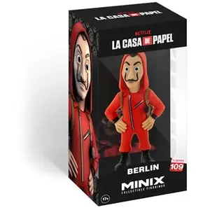 Figurine Minix La Casa de Papel Berlin avec masque 12 cm pas cher
