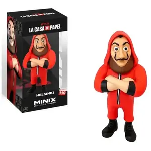 Figurine Minix La Casa de Papel Helsinki avec masque 12 cm pas cher