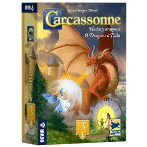Devir Iberia Jeu De Société Carcassonne Hadas Y Dragones pas cher