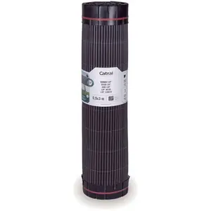 Canisse d'osier semi-synthétique - NORTENE - Anthracite - 1,5x3m - Résistant aux UV - Haute occultation pas cher