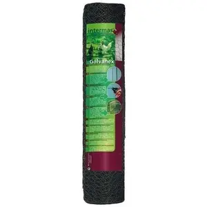 INTERMAS GARDENING Grillage Galvanex - plastifié - 0.5x10 mVendu parcdiscount