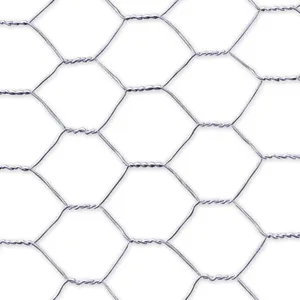NORTENE Grillage métalique triple torsion - structure hexagonale - 1 x 25 m - maille 25 x 0,8 mm pas cher